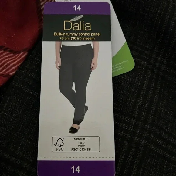 Dalia Women's Built-in Tummy Control Panel Pants - Picture 6 of 6